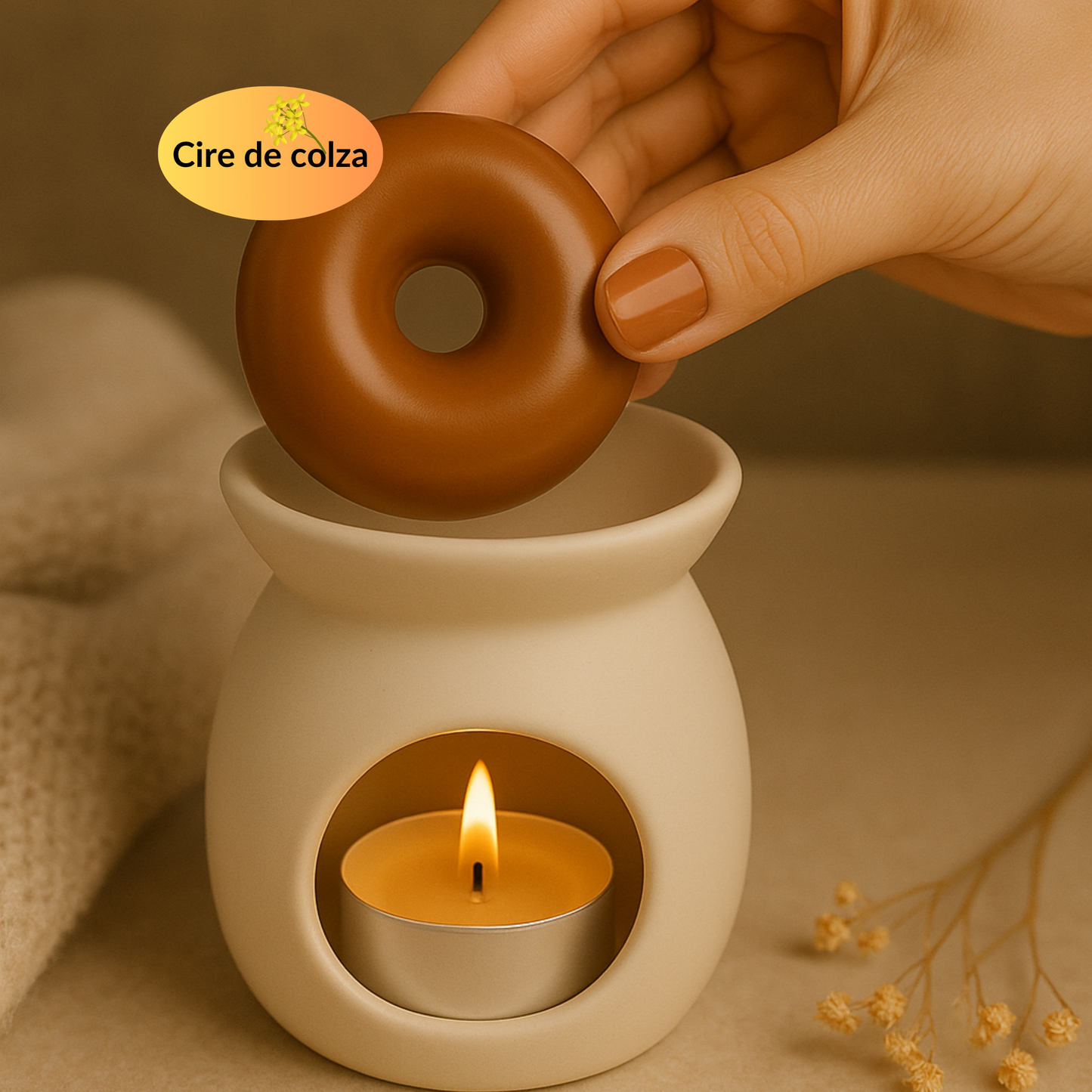 fondant donut caramel beurre salé, cire de colza – Sweetie Scent