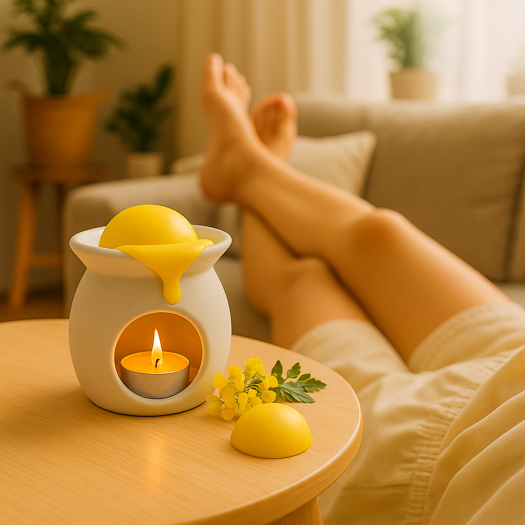 Fondant parfumé citron meringué, ambiance cocooning et chaleureuse, diffusion longue – Sweetie Scent
