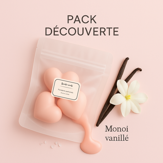 Pack Découverte - Étreinte Vanillée - 3 fondants parfumés clean