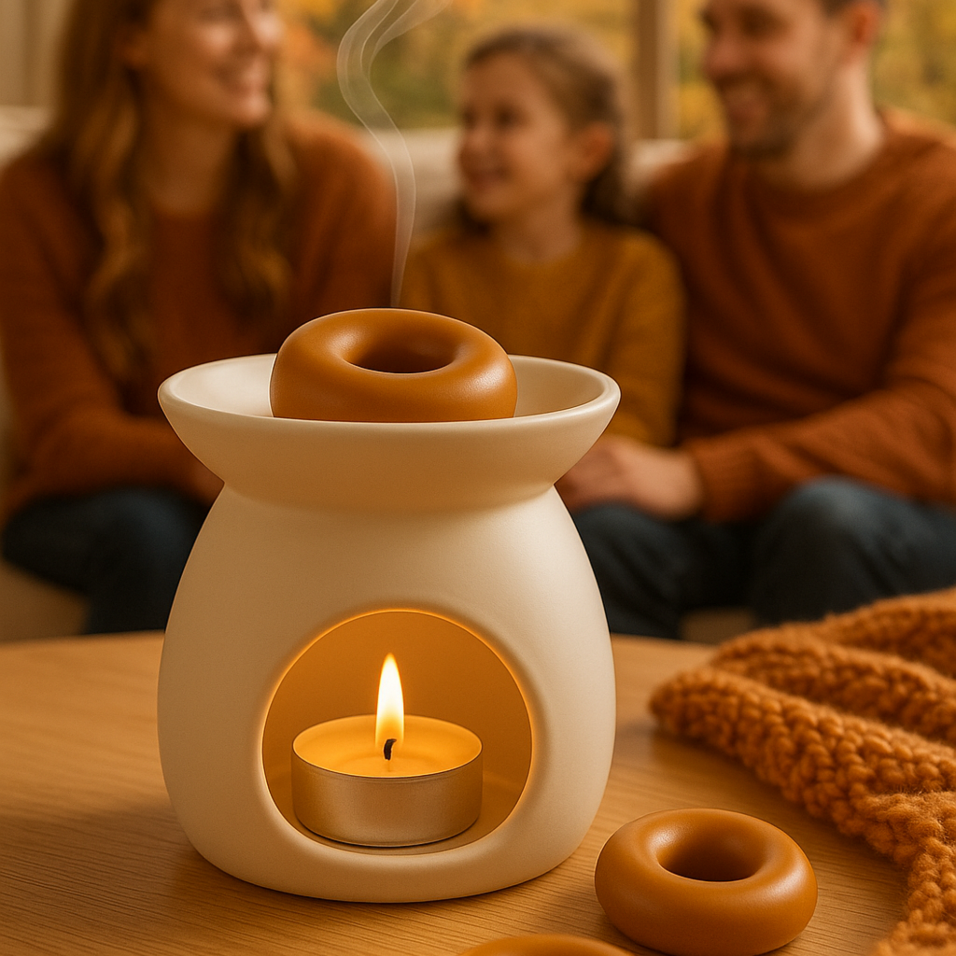 Fondant parfumé donut caramel beurre salé, ambiance cosy et chaleureuse, diffusion longue – Sweetie Scent
