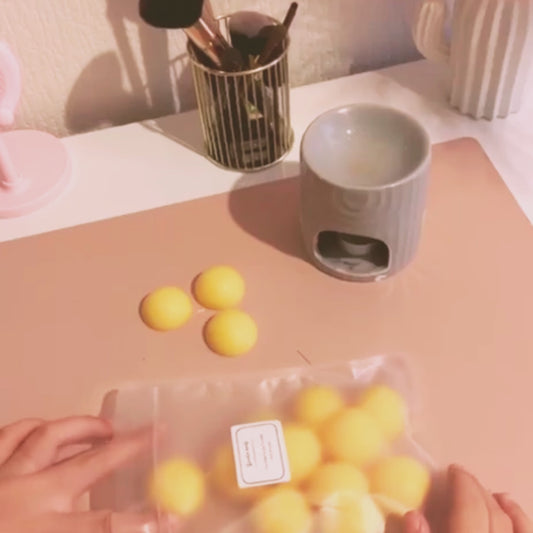 Coffret éclat de citron personnalisé  - 10 fondants parfumés clean